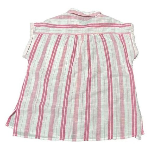 Women's Linen Button-Up Casual Shirt - Picture 5 of 5